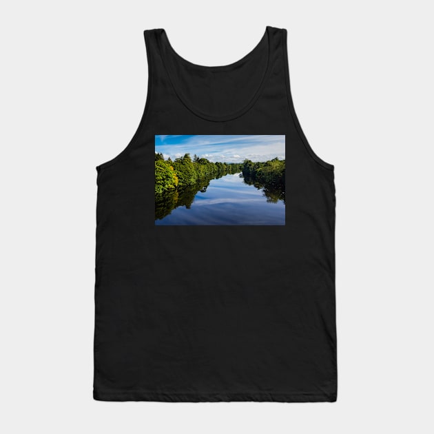 Landscape of the Tweed valley, Scotland Tank Top by Dolfilms